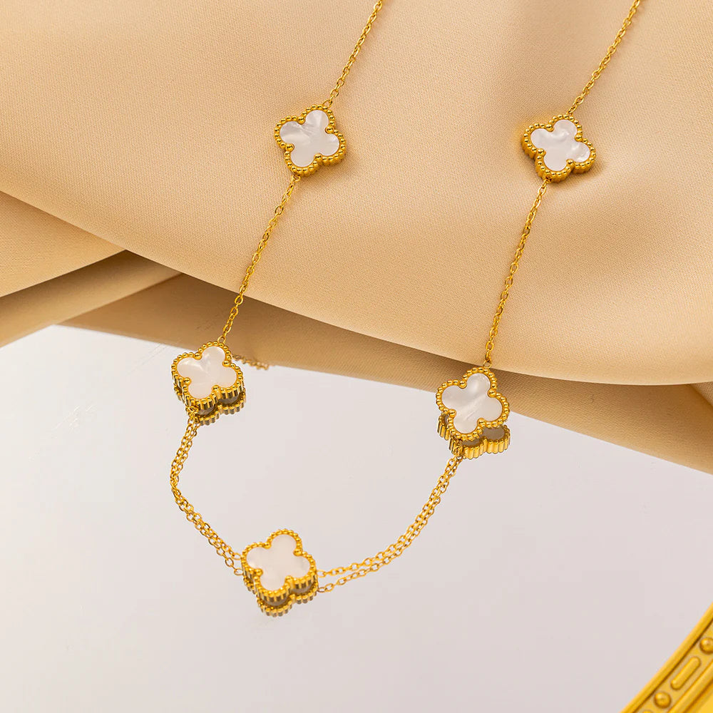 GARGANTILLA VAN CLEEF 10 TREBOL Y CAJA - AMOR Y AMISTAD