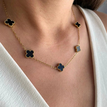 GARGANTILLA VAN CLEEF 10 TREBOL Y CAJA - AMOR Y AMISTAD