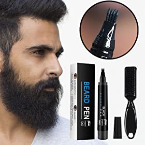 ✒️ LÁPIZ PARA BARBA DARK BROWN 3D ✨